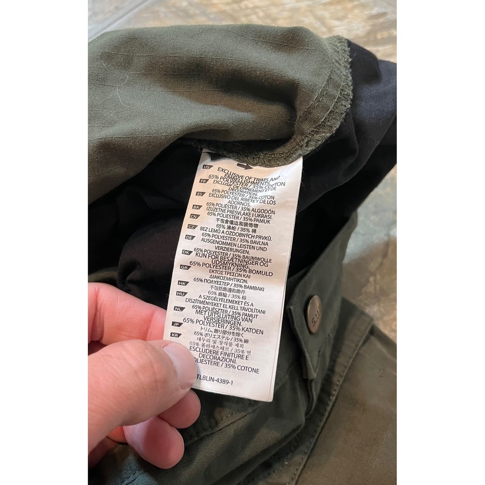5.11 Tactical Taclite Pro Cargo Pants Mens 42x30 Green Ripstop 74273 - Picture 5 of 10